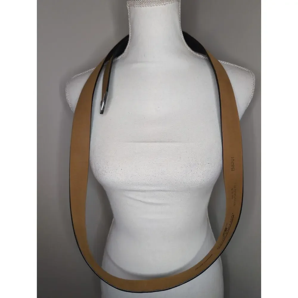 Remo Tulliani Andre calfskin Italian leather reptile embossed belt USA